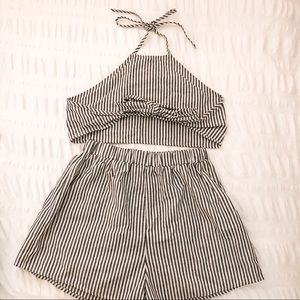 Striped Two Piece Set